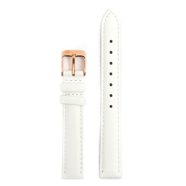 ダニエルウェリントン DANIEL WELLINGTON 替えベルト腕時計用 ラグ幅14mm dw002001619 レザー ホワイト